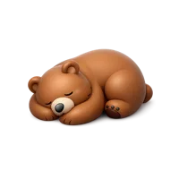 Sleeping Bear 3D icon