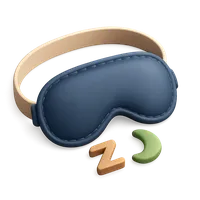 Sleep Mask 3D icon