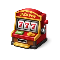 Red Slot Machine 3D icon