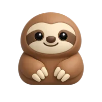 Sloth 3D icon