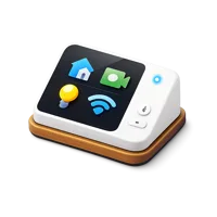 Blue Smart Home Hub 3D icon
