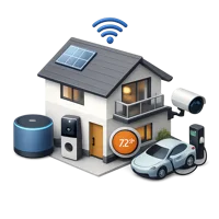 Smart Home 3D icon