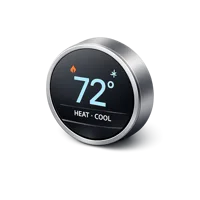 Blue Smart Thermostat 3D icon