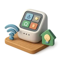 Smart Home Hub 3D icon