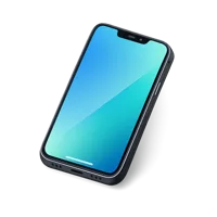 Teal Smartphone 3D icon