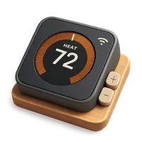 Smart Thermostat 3D icon