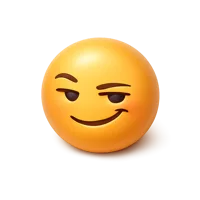 Smirk 3D icon