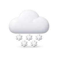 Snow Cloud 3D icon