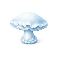 Snow Mushroom 3D icon