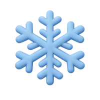 Snowflake 3D icon