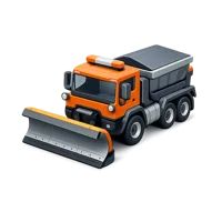Snowplow 3D icon