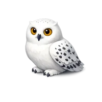 Snowy Owl 3D icon