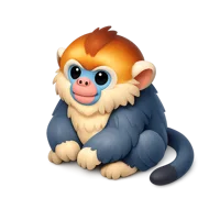 Snub-Nosed Monkey 3D icon
