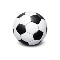 White Soccer Ball 3D icon