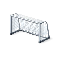 Blue Soccer Goal 3D icon