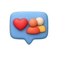 Social Media 3D icon