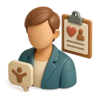 Social Worker 3D icon