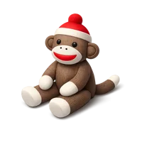 Sock Monkey 3D icon