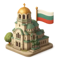 Sofia, Bulgaria 3D icon