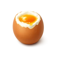 Soft Boiled Egg 3D icon