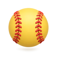 Softball 3D icon