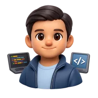 Software Engineer Avatar 3D icon