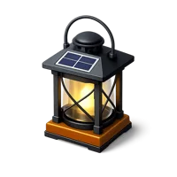 Brown Solar Lantern 3D icon