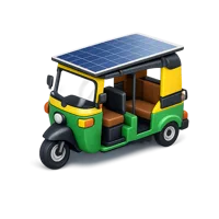 Solar Rickshaw 3D icon
