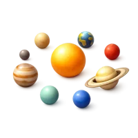 Solar System 3D icon