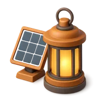 Solar Lantern 3D icon