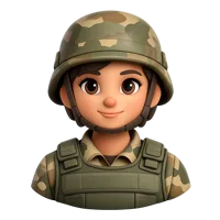 Soldier Avatar 3D icon
