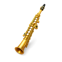 Soprano Saxophone 3D icon