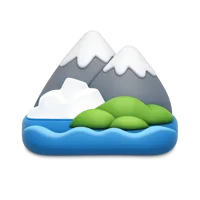 South Georgia Islands 3D icon
