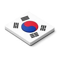 South Korea Flag 3D icon