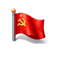 Soviet Flag 3D icon