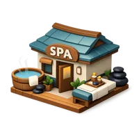 Brown Spa 3D icon