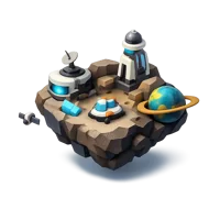 Space Fragment 3D icon
