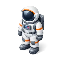 Space Suit 3D icon