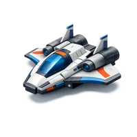 Spacecraft 3D icon