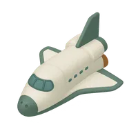 Spaceshuttle 3D icon