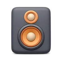 Speaker 3D icon