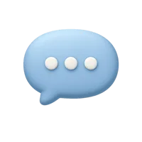 Speech Bubble 3D icon