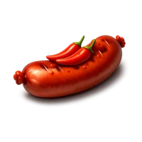 Spicy Sausage 3D icon
