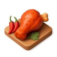 Spicy Chicken Wing 3D icon