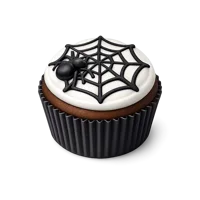 Spider Web Cupcakes 3D icon