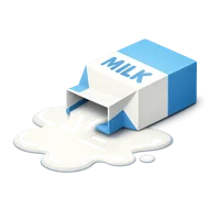 Spilled Milk 3D icon
