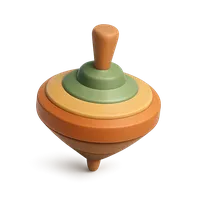 Spinning Top 3D icon