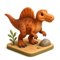 Spinosaurus 3D icon
