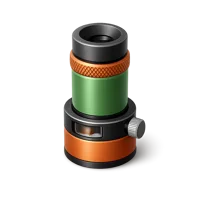 Orange Spinthariscope 3D icon