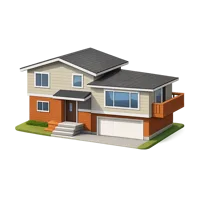 Split-Level House 3D icon